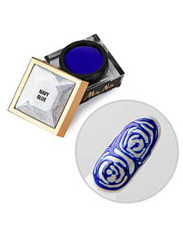 MollyNails Creative Flow Color Gel Żel Do Zdobień Efekt Topniejących Wzorów Navy Blue 5 g