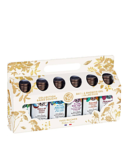Yves Rocher Bain de Nature 6 - Zestaw Żeli pod prysznic i do kąpieli