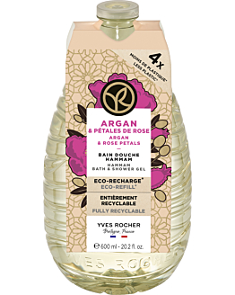 Yves Rocher Argan & Płatki Róż Żel pod prysznic i do kąpieli, refill