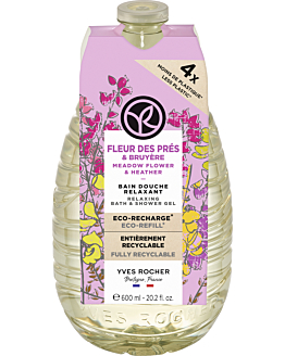 Yves Rocher Kwiaty Łąkowe & Wrzos Żel pod prysznic i do kąpieli - refill, 600 ml