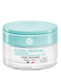 Yves Rocher Hydra Vegetal Aksamitny krem intensywnie nawilżający 48h 