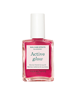 Manucurist Active Glow Pielęgnacyjny lakier do paznokci o ultrabłyszczącym wykończeniu, Blueberry