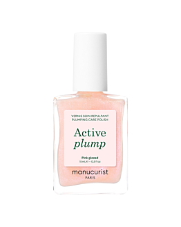 Manucurist Active Plump Pielęgnacyjny lakier do paznokci z efektem wypełniającym, Pink Glazed