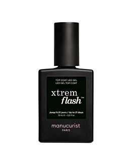 Manucurist Xtrem Flash Top Coat Utrwalacz do lakierów Green Flash, 15 ml