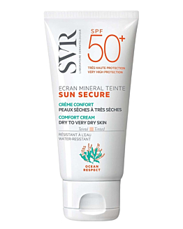 SVR Sun Secure Écran Teinté SPF50+, Mineralny krem koloryzujący do skóry suchej 
