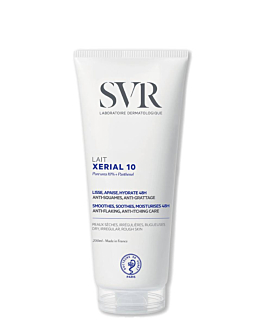 SVR Xerial 10 Lait, Wygładzające mleczko do ciała z mocznikiem 