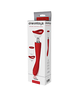 Dream Toys Red Revolution Georgia wielofunkcyjny wibrator z funkcją ssania