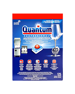 Finish Quantum Compresse per Lavastoviglie Professional 125 pz