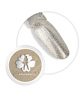 Allepaznokcie Pyłek Do Paznokci Silver Magic Dust 1 g