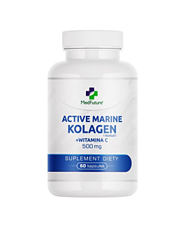 MedFuture Active Marine Kolagen NatiCol® z witaminą C 500mg 60 kapsułek