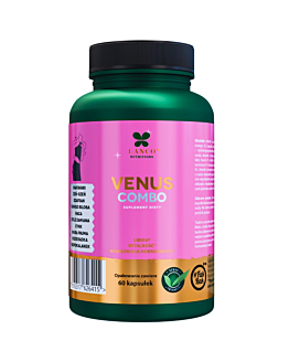 Lanco Nutritions Venus Combo, kobiece libido, PMS, równowaga hormonalna, 60 kaps.