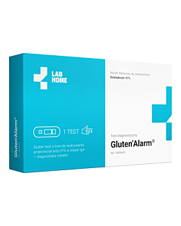 LabHome Gluten’Alarm, Test z krwi na nietolerancję glutenu, diagnostyka celiakii