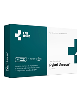 LabHome Pylori-Screen, Test z krwi do wykrywania przeciwciał anty-Helicobacter pylori