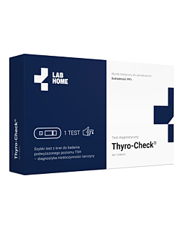 LabHome Thyro-Check, Szybki test z krwi do badania podwyższonego poziomu TSH