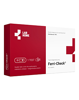 LabHome Ferri-Check, Szybki test z krwi do wykrywania niedoboru żelaza