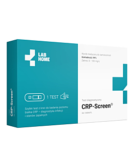 LabHome CRP-Screen Test CRP ultraczuły Diagnostyka infekcji (wirus czy bakteria)