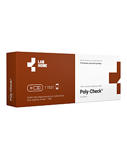 LabHome Poly-Check Test FIT  Ultraczuły test na krew utajoną w kale, 1 szt.