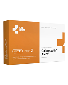 LabHome Calprotectin'Alert, test jelita (IBS, IBD, stany zapalne jelit), kalprotektyna w kale