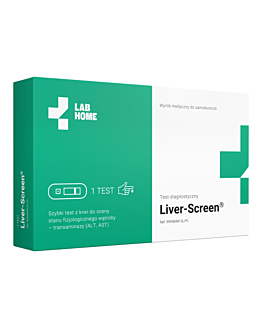 LabHome Liver-Screen, Szybki test z krwi do oceny stanu fizjologicznego wątroby