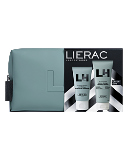 Lierac Homme (Żel nawilżający 50ml + Żel pod prysznic 200ml + Kosmetyczka)