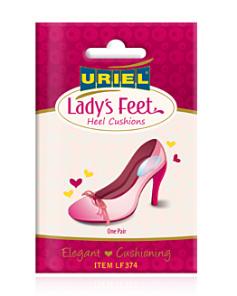Uriel Lady's Feet Silikonowe Podkładki pod piętyPara
