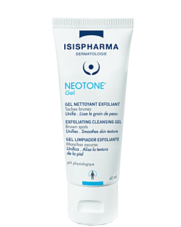 Isispharma Neotone Gel gel detergente esfoliante e schiarente per il viso 40 ml