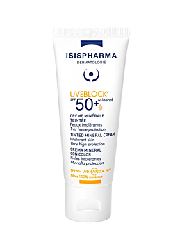 Isispharma Uveblock Krem mineralny SPF 50+, koloryzujący