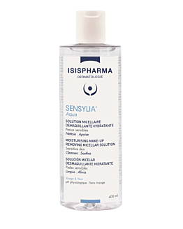 Isispharma Sensylia Aqua Nawilżająco-oczyszczający płyn micelarny skóra wrażliwa i odwodniona, 400 ml