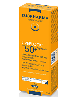 Isispharma Uveblock Dry Touch Ultralekki fluid SPF 50+,  bezbarwny