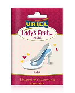 Uriel Lady’s Feet Wkładki Silikonowe, rozm. M