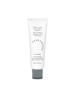 Vegetology Grape Flower Clean Tone Up SPF50 PA++++ Krem przeciwsłoneczny rozjaśniający