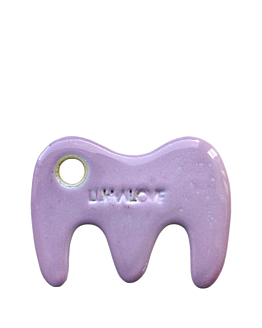Lullalove Ceramiczny grzebień do wcierek i masażu głowy - lawenda