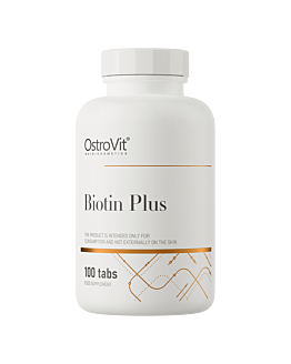 OstroVit Biotyna Plus 100 tabs Cynk Selen Kwas Foliowy