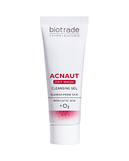 Biotrade Acnaut Oxy Wash Cleansing Gel, Delikatny żel oczyszczający do twarzy z tlenem i kwasem mlekowym
