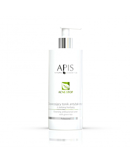 APIS Acne-Stop oczyszczający tonik antybakteryjny z zieloną herbatą, 500ml