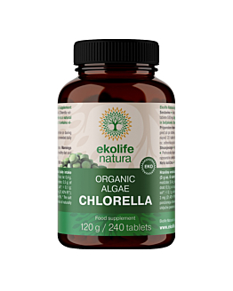 Ekolife Ekologiczna Chlorella 500 mg  Tabletki, 240 szt.