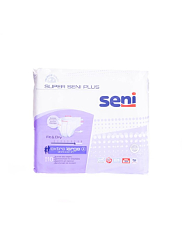 Super Seni Plus, Pieluchomajtki dla dorosłych, 130-170cm, Extra Large
