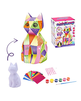 KOTEK - lampka nocna do malowania DIY