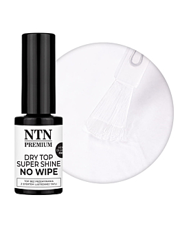 NTN Premium Top Hybrydowy Dry Top Super Shine No Wipe Bez Przemywania Clear 5g