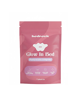 Bedrock Glow In Bed Jedwabne plastry do spania z kolagenem, 7 szt.