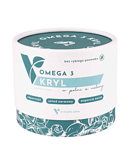 Vivoplena Omega 3 Kryl SUPERBA Boost EPA DHA fosfolipidy cholina, 60 kapsułek