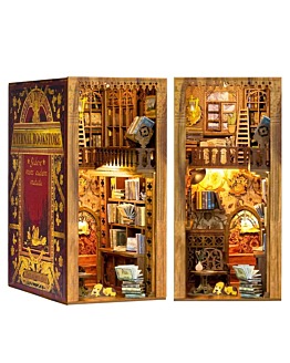 Habarri Miniaturowy domek Book Nook - Klimatyczna księgarnia