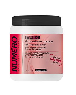NUMERO Colour Protection Mask With Pomegranate chroniąca kolor maska do włosów z owocem granatu, 1000ml