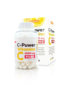Puwer C-PUWER Witamina C PURE 1000 mg 90 kapsułek