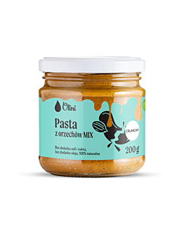 Olini Pasta orzechowa mix crunchy 200 ml