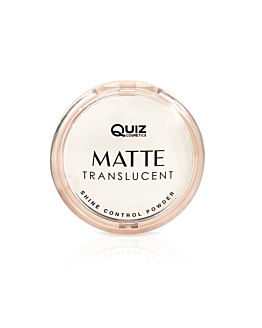 Quiz Cosmetics Matte Translucent Powder transparentny puder matujący White, 10g