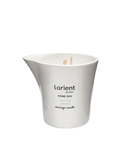 Lorient Świeca do masażu całego ciała Białe Piżmo 120g