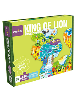 Habarri Puzzle edukacyjne - KRÓL LEW - 180 szt