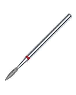 Staleks Expert Frez Diamentowy Płomień Ostry Do Skórek 2,1/8 mm Czerwony