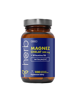 Herb Magnez Chelat 500 mg + B6